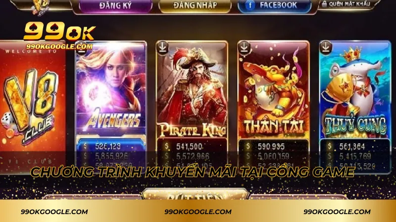 Chương trình khuyến mãi tại cổng game